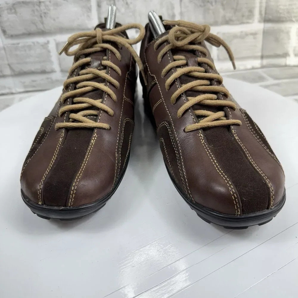 Cole Haan Men's Size 9 Brown Suede Leather Casual Driver Sneakers Comfort Shoes